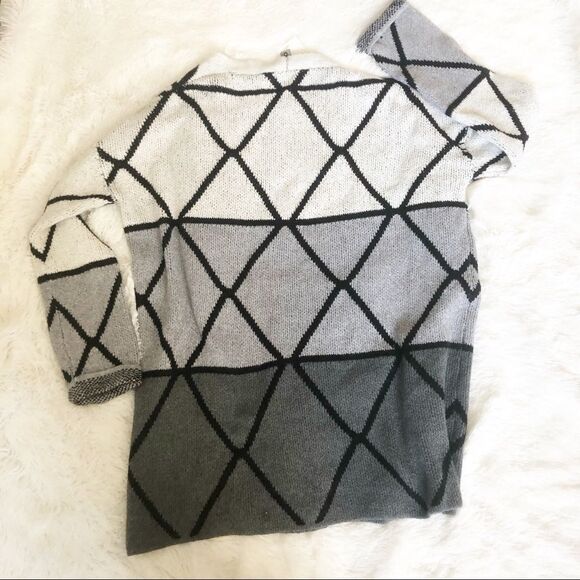 NWT Geometric Lined Joseph Aboud Cardigan - Picture 2 of 6